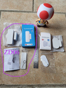Estoy probando el detector de puerta/ventana Zigbee ZD06