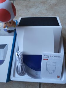 Contenu de la boîte de la sirène NEO