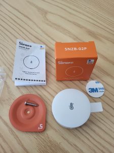 Estoy probando el termómetro Zigbee Sonoff SNZB-02P