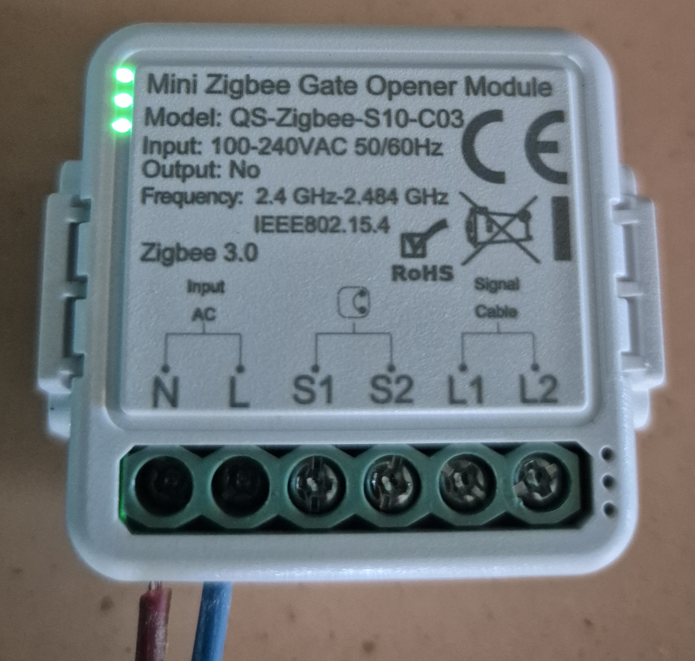 Bouton d'appairage du module