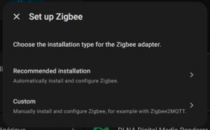 Choix du protocole Zigbee