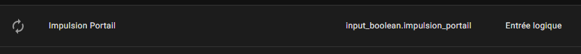 Création input_boolean impulsion portail