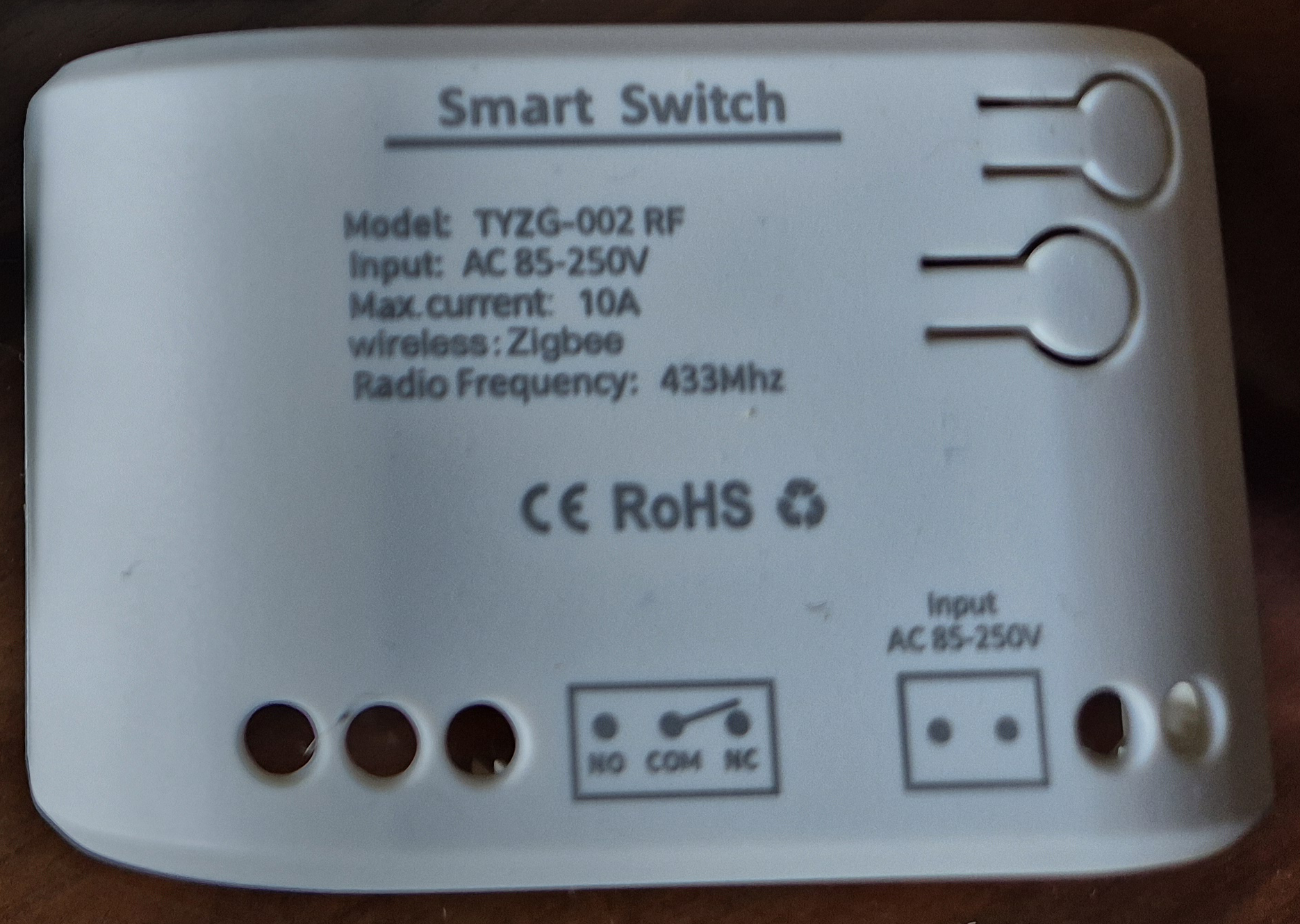 Boîtier TYZG-002 Zigbee contact sec