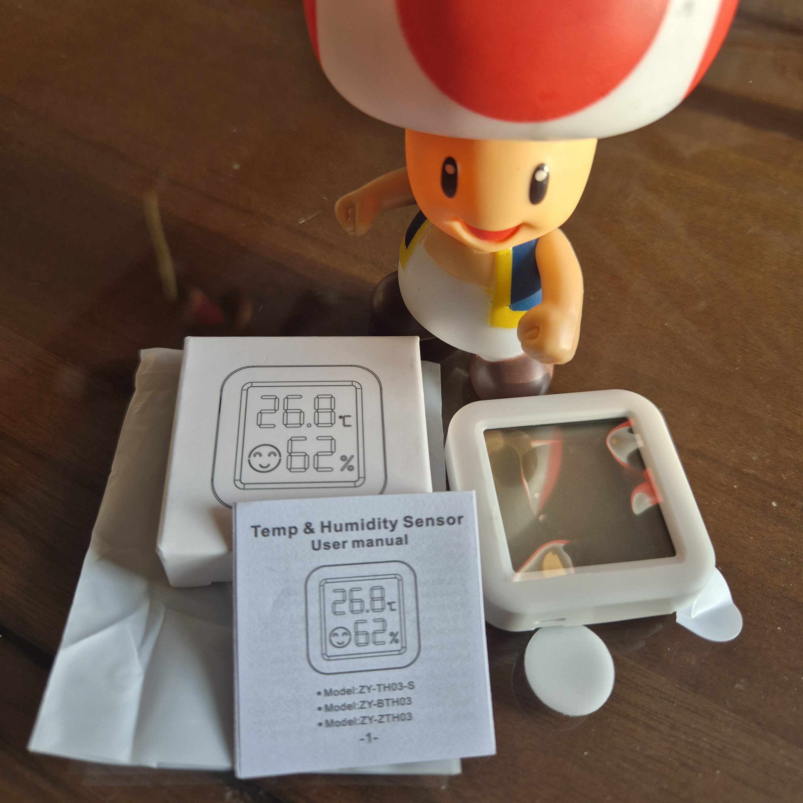 Je teste le capteur de température Humidité  Zigbee ZY-ZTH03