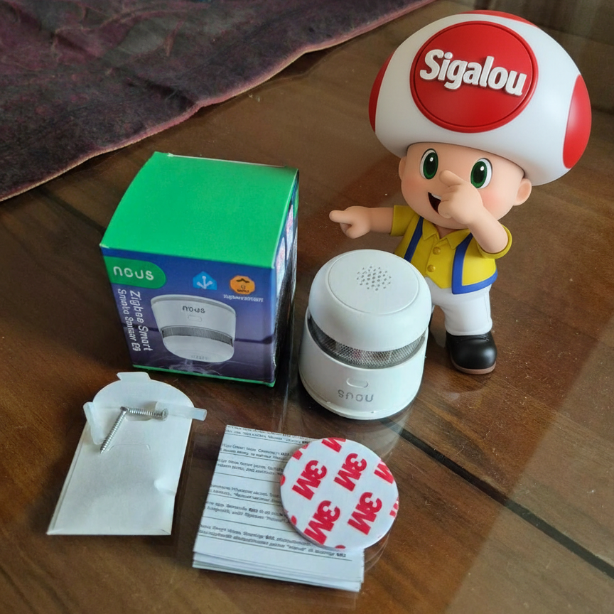 Je teste le détecteur de fumée Zigbee NOUS E8