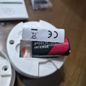 Pile CR123A du détecteur de chaleur Frient