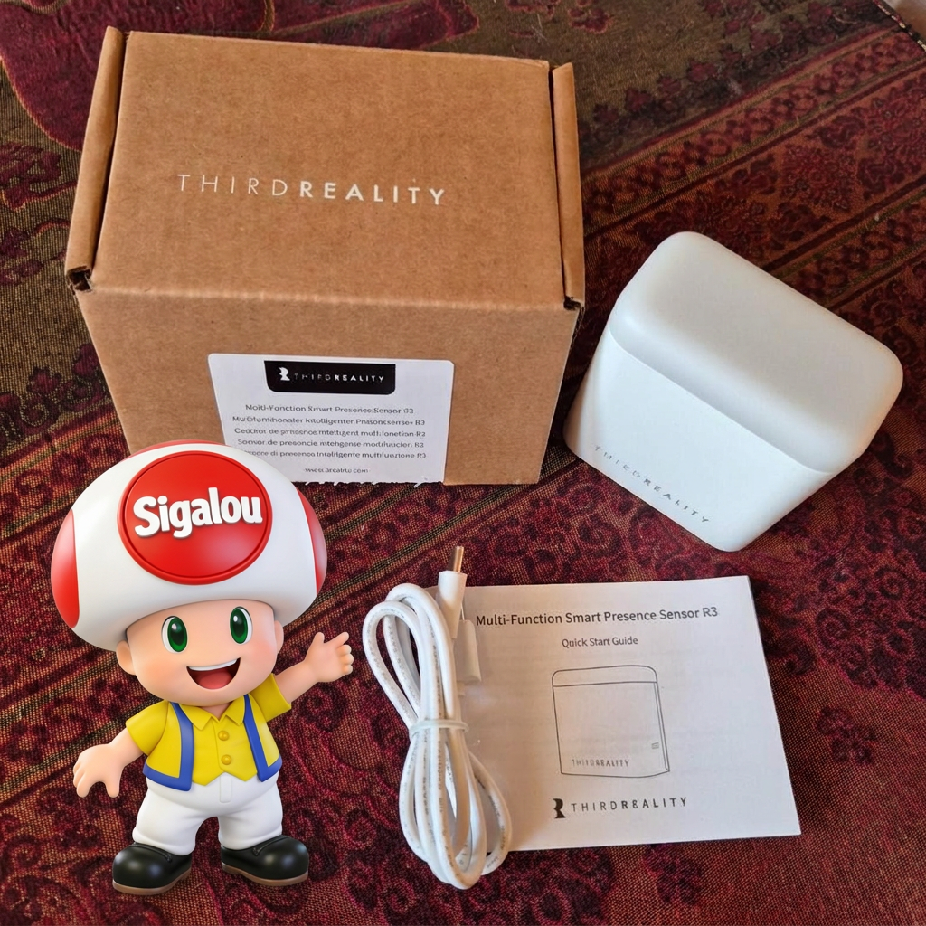 Je teste le Capteur présence / veilleuse Zigbee R3 P1MSR3A1-EU