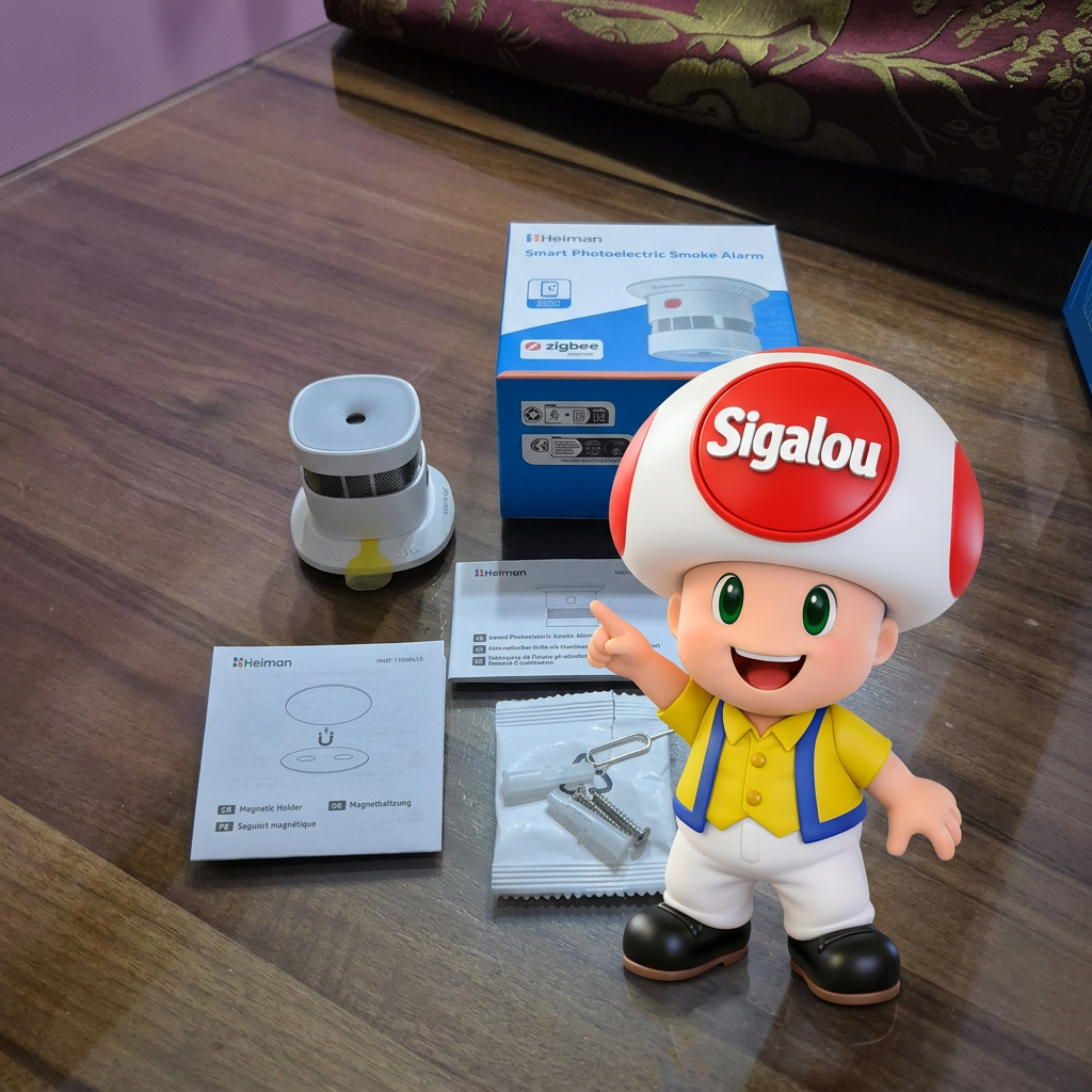 Protégé : Je teste le NOUVEAU détecteur de fumée Zigbee Heiman HS1SA-EF
